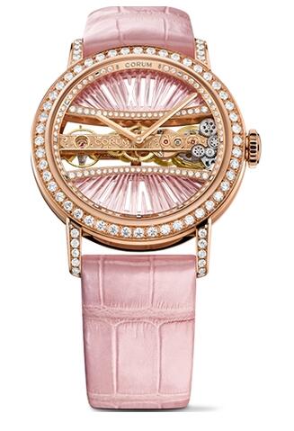 Buy Corum replica 113.000.85/0F08 DR91R Golden Bridge 39 Rose Gold Diamonds watches
